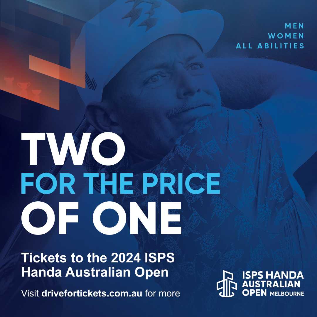 Two for One ticket offer for this year's ISPS HANDA AUSTRALIAN OPEN